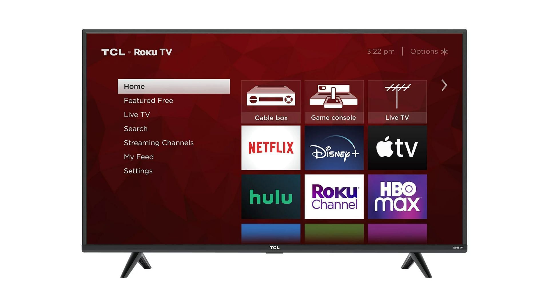 The TCL 43&quot; Class 4-series 4K UHD HDR Roku Smart TV (Image via Walmart)