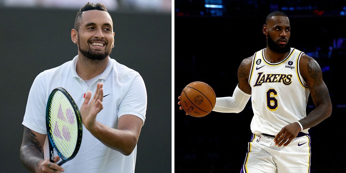 Nick Kyrgios is admittedly a great fan of LeBron James