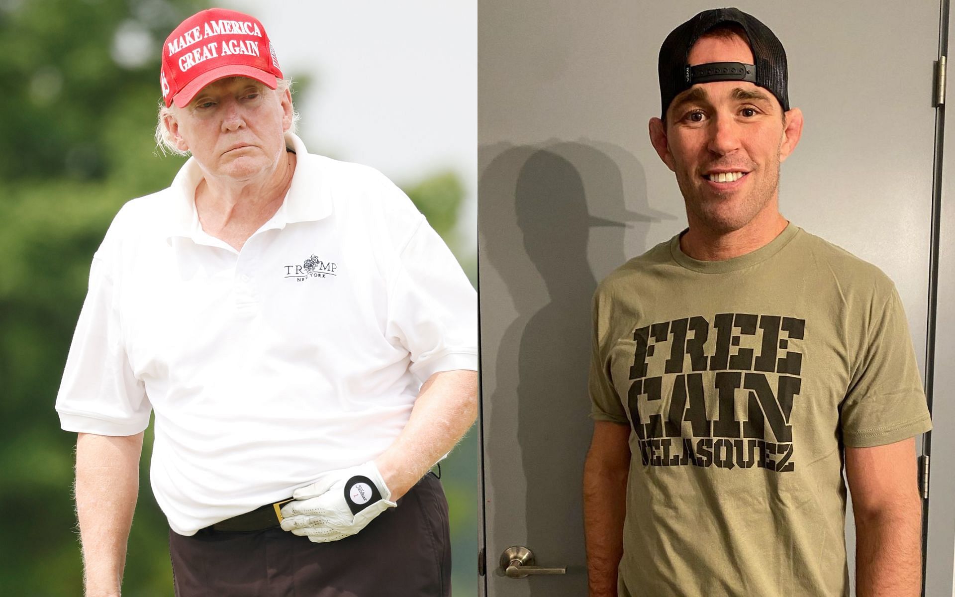 Donald Trump (left) Jake Shields (right) [Image courtesy @jakeshields Instagram]