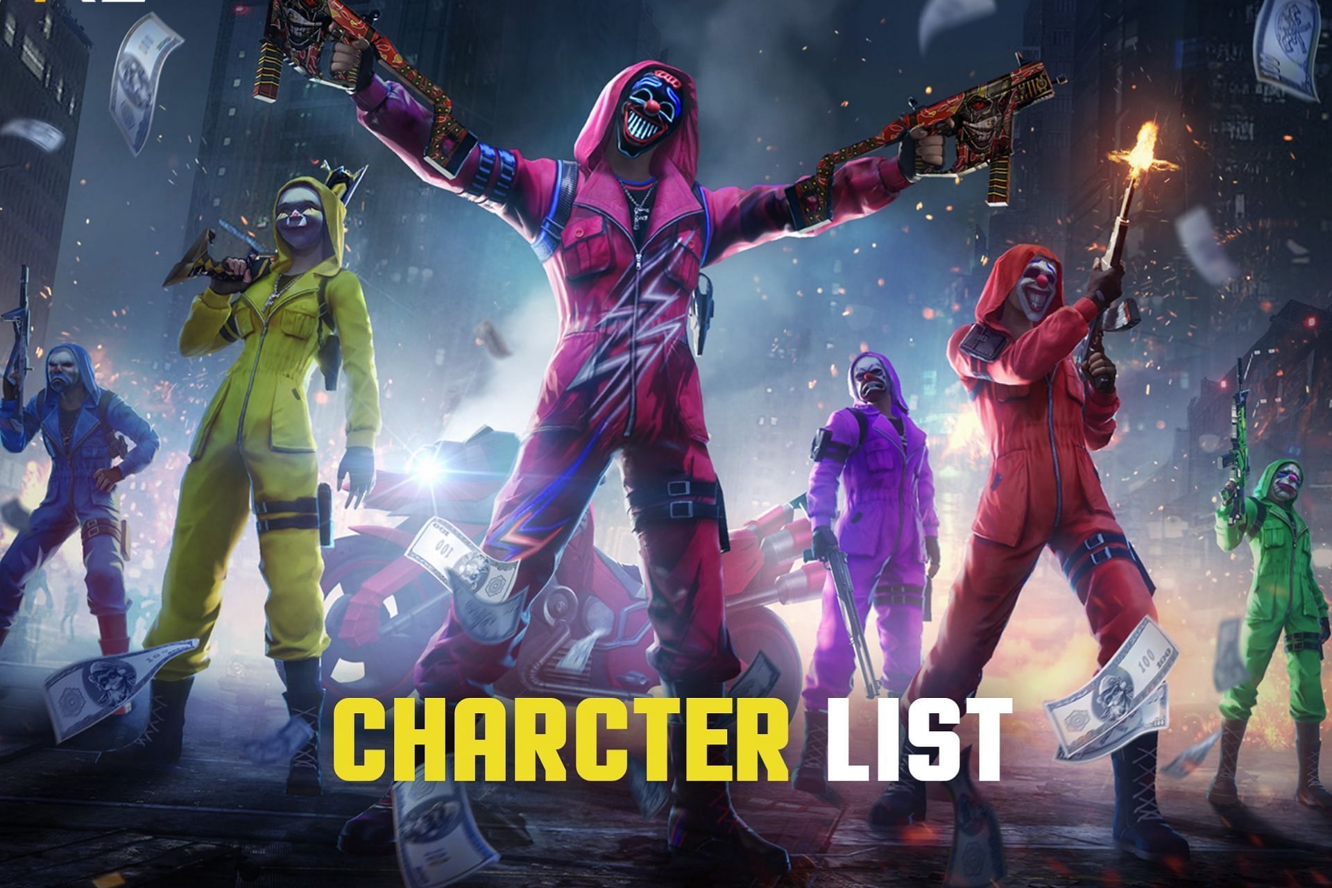 List of Free Fire characters released in 2022