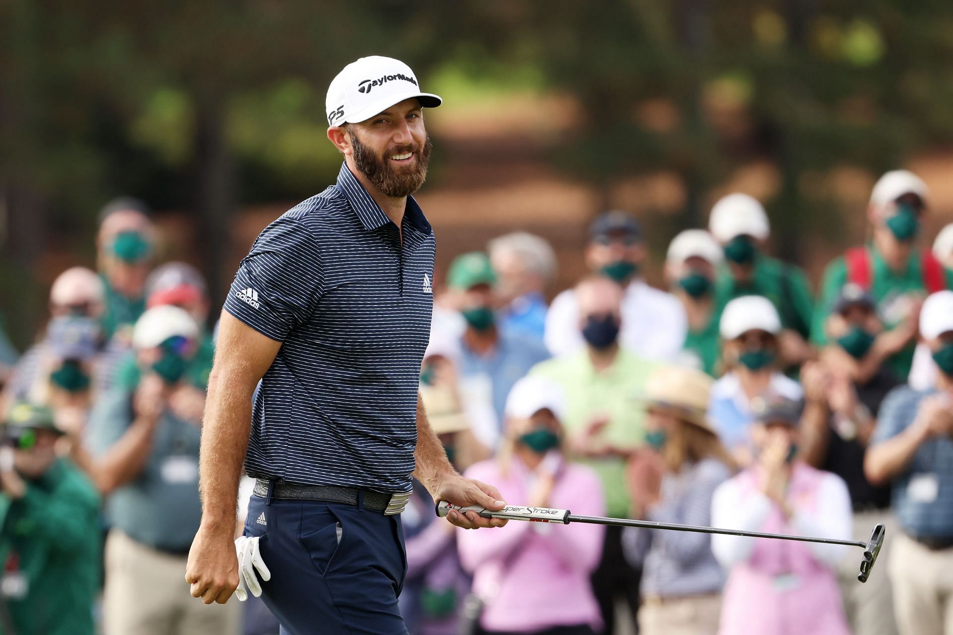 Dustin Johnson at The Masters 2020 - Final Round (Image via Jamie Squire/Getty Images)