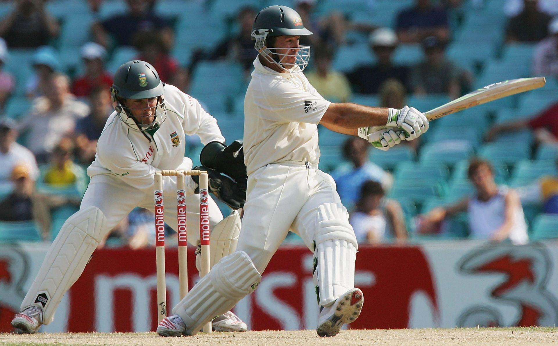 Ricky Ponting is the only batter with a hundred in each innings of his 100th Test. Pic: Getty Images