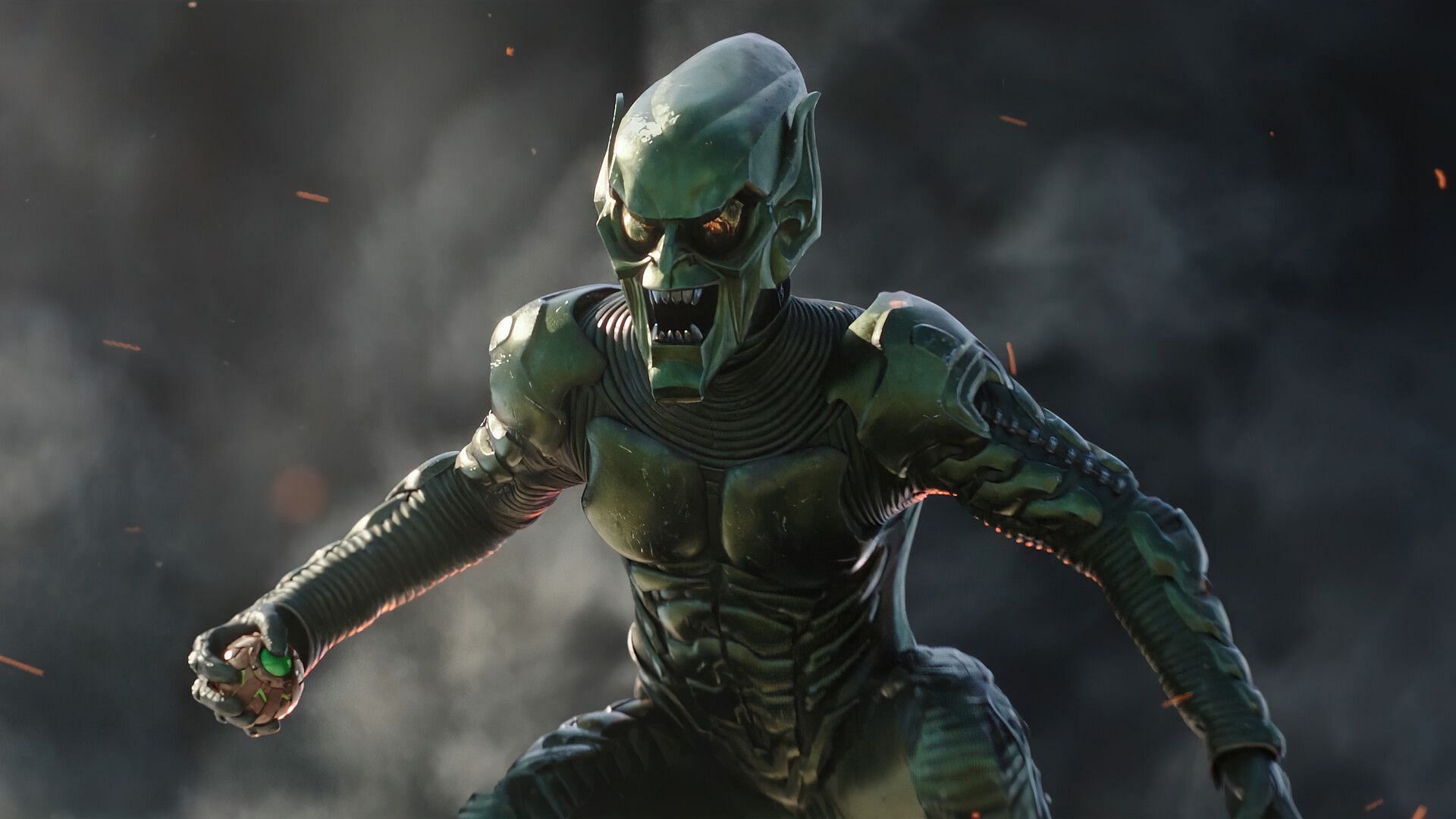 Green Goblin in Spider-Man: No Way Home (Image via Marvel Studios/Sony Pictures)