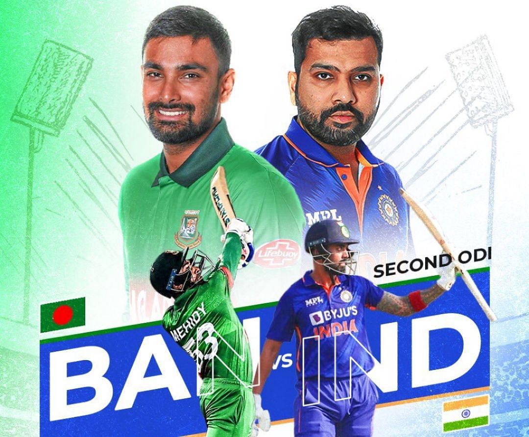 Bangladesh and India will be the second ODI in Dhaka on Wednesday [Pic Credit: Sportskeeda]
