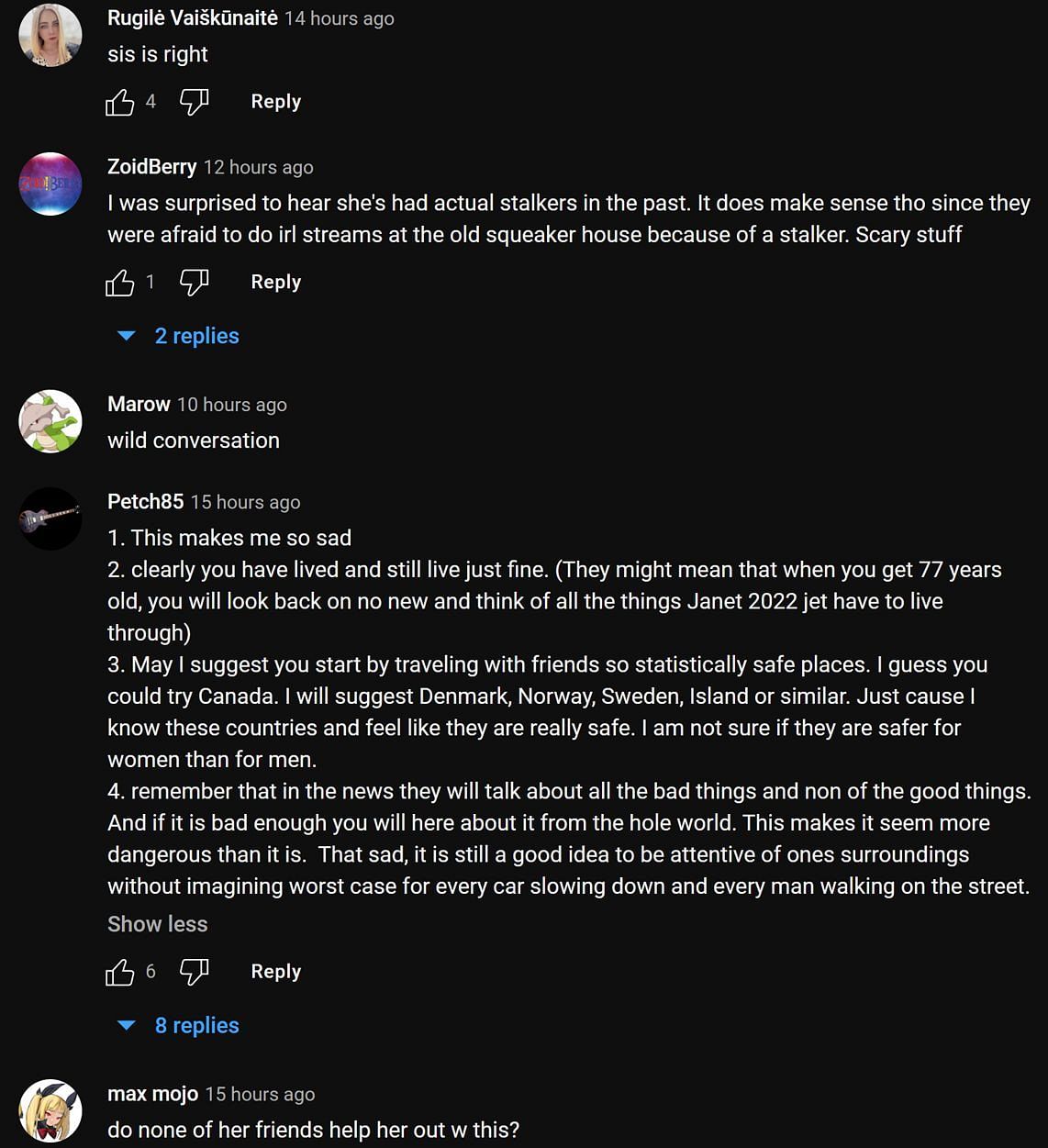 Fans in the YouTube comments section reacting to the streamer&#039;s experience (Images via OTV COPIUM/YouTube)