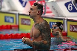 "My record in bed: 5 minutes, 6 seconds" - Caeleb Dressel says he can hold his breath for 5 minutes, in bed