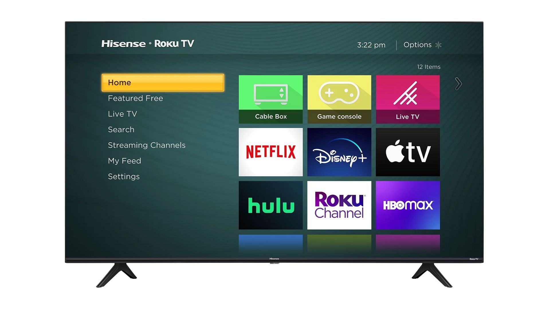 The Hisense 65&quot; Class 4K UHD Roku HDR smart TV (Image via Walmart)