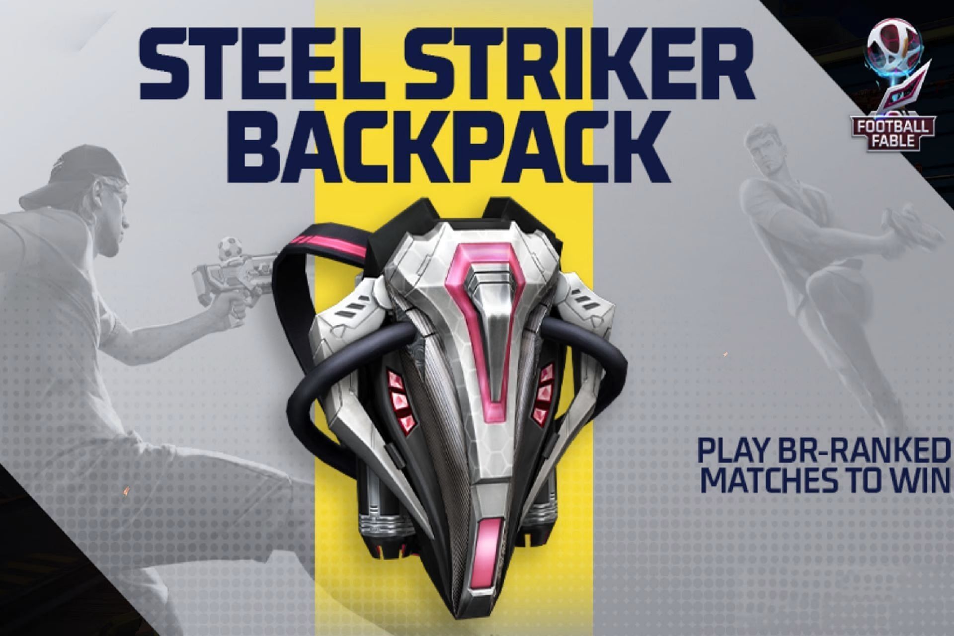 Steel Striker बैकपैक स्किन (Image via Garena)