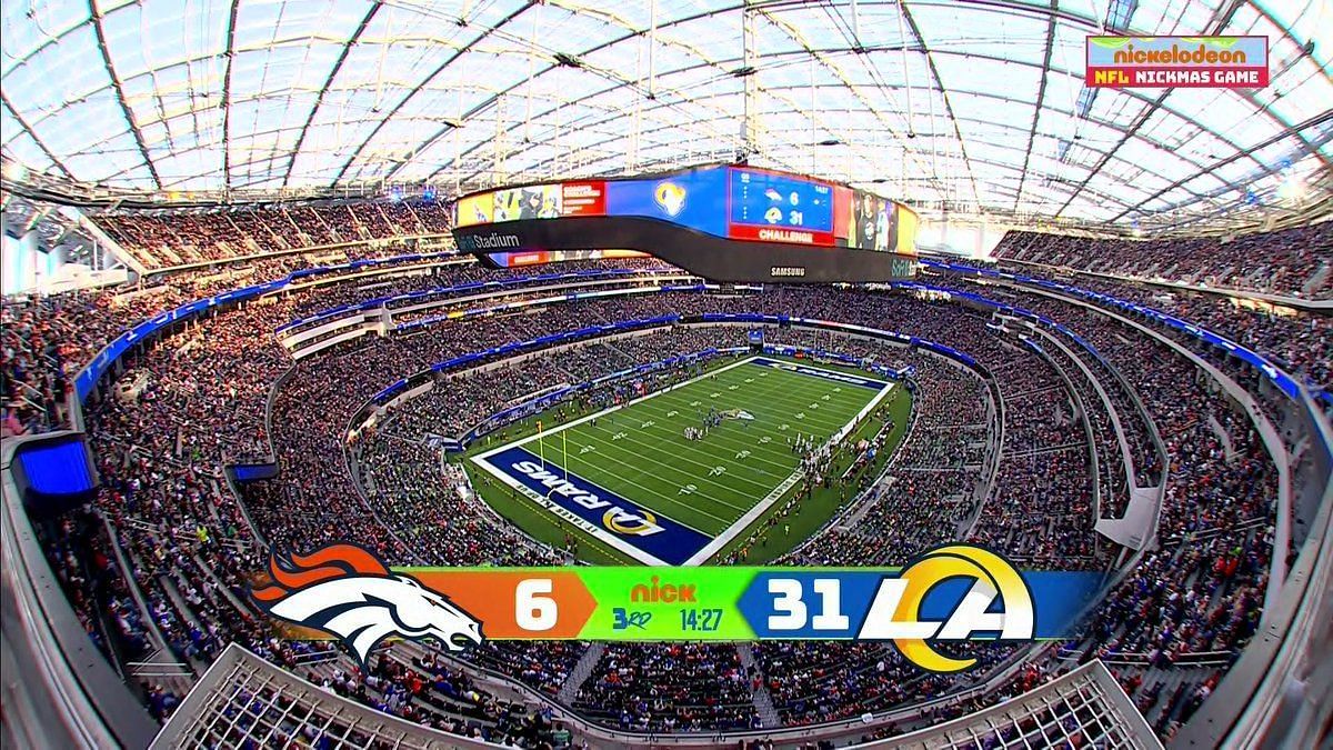 Nickelodeon was ruling the day at SoFi Stadium for Broncos-Rams