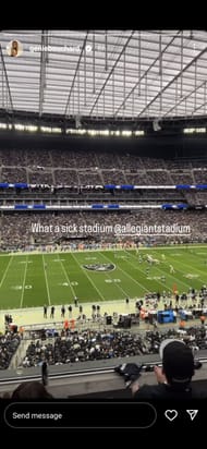 Eugenie Bouchard's Instagram story