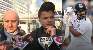 Anupam Kher and Anil Kapoor visit Rishabh Pant in Dehradun Hospital