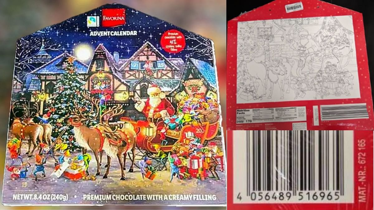 Lidl recalls Favorina Christmas Advent Calendars due to possible