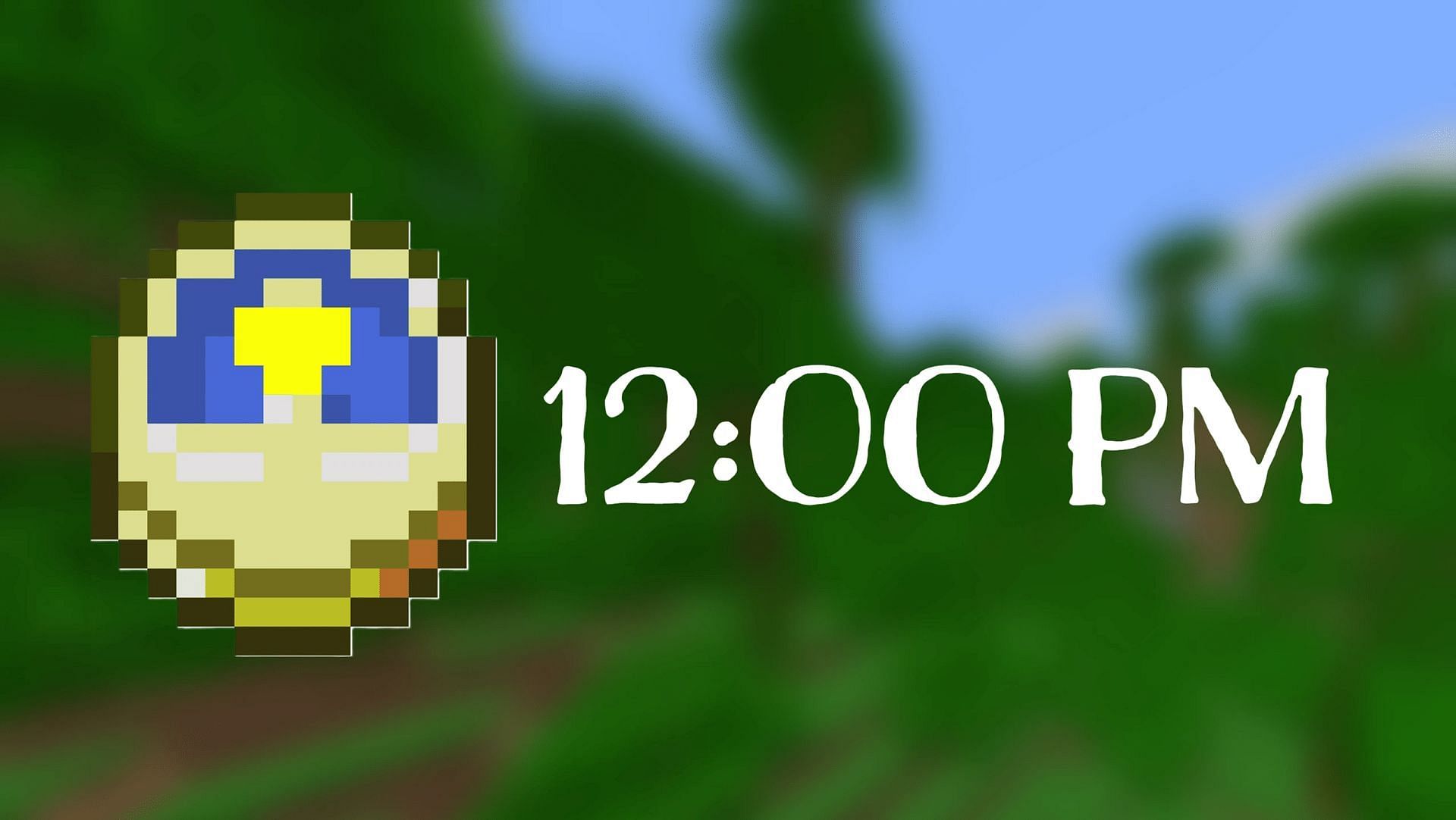 Clocks ensure that Minecraft players don&#039;t get left in the dark (Image via Mojang)