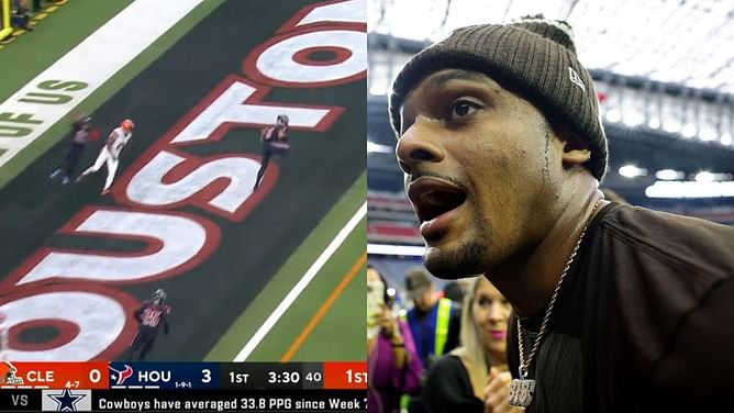 Deshaun Watson throws horrible pick vs. Texans, NFL fans rejoice on social media