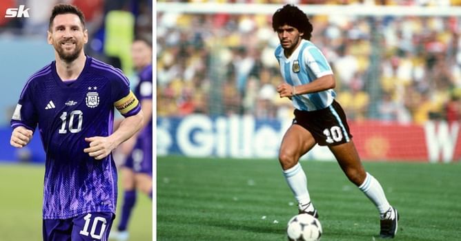 Lionel Messi breaks FIFA World Cup record previously held by Diego Maradona in Argentina's 2-0 win against Poland