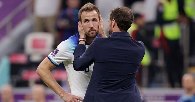 "If it wasn’t for him" - England manager Gareth Southgate sends message to Harry Kane after penalty miss against France