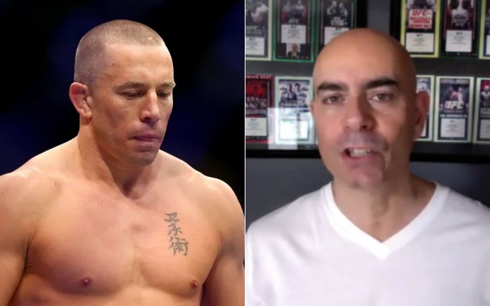 (L) Georges St-Pierre, and 