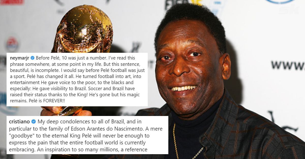 Football world, including Ronaldo an Messi, paid their tribute to Pele