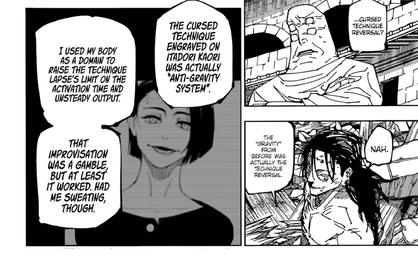 Jujutsu Kaisen Chapter 208 Yuki Uses Her Ultimate Move Kenjaku Confronts Tengen