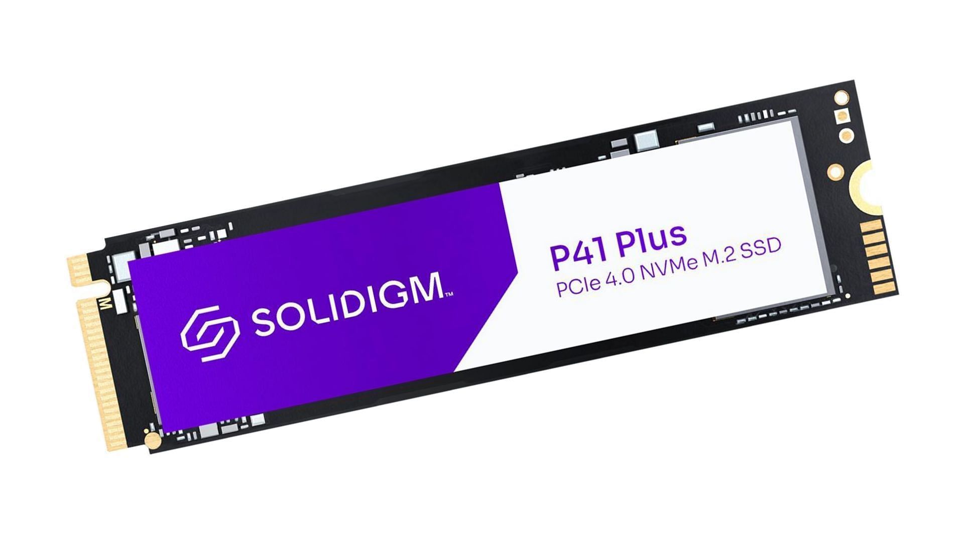 The Solidigm P41 Plus Series 1TB PCIe M.2 Gen 3 x4 (Image via Newegg)