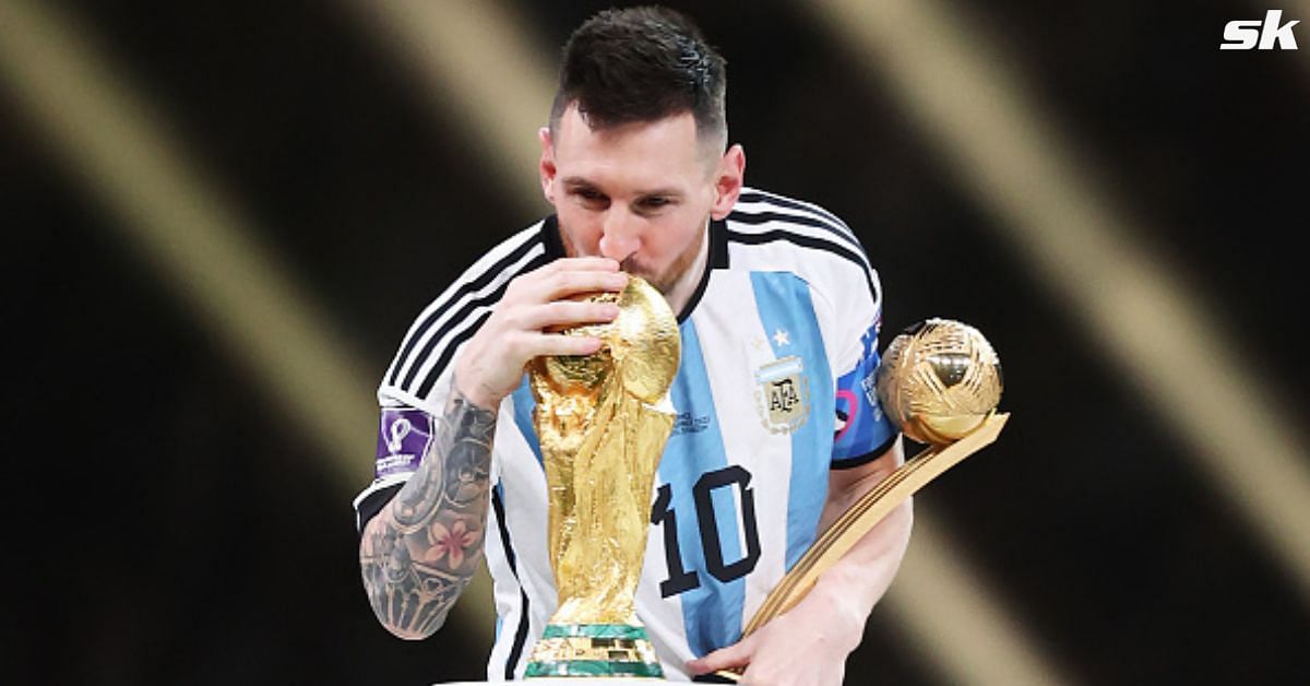 Lionel Messi paid a tribute to Diego Maradona after FIFA World Cup triumph