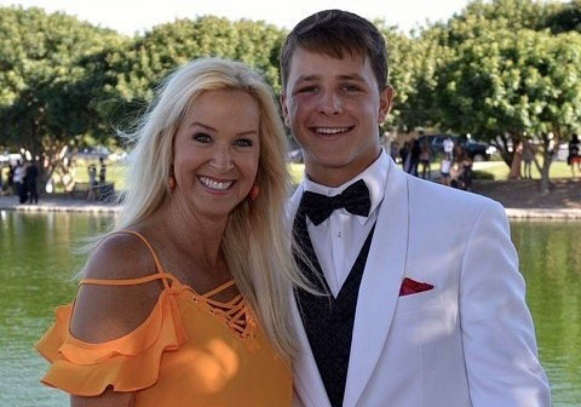 Brock Purdy with his mother Carrie Purdy