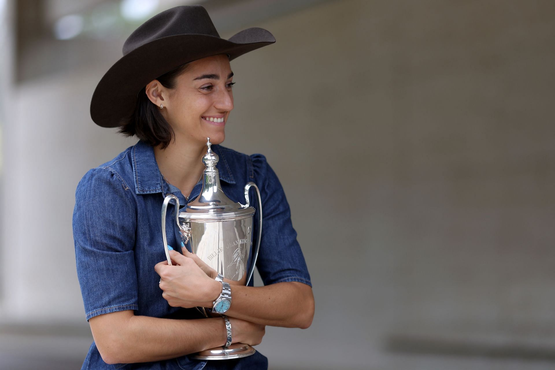 Caroline Garcia lifted the biggest trophy of her career at the 2022 WTA Finals Fort Worth