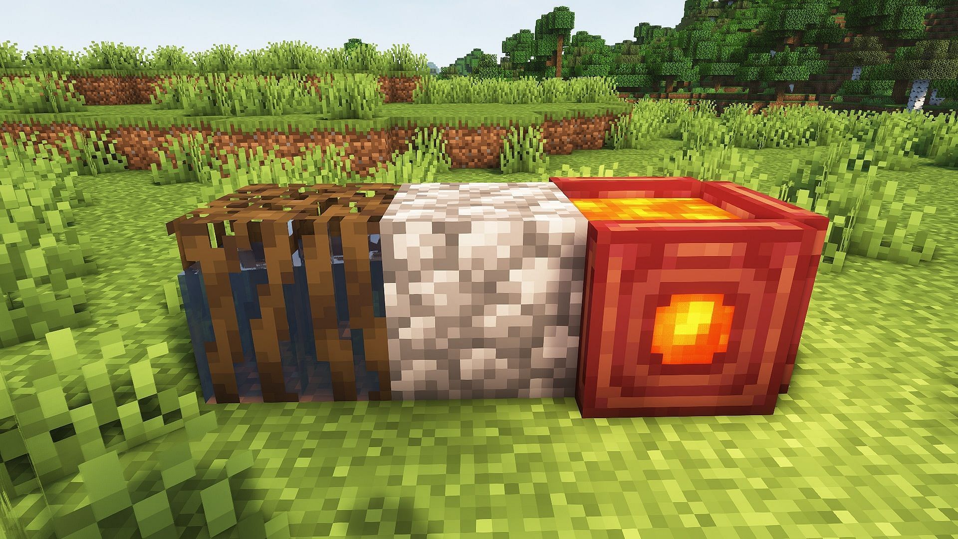 A cobblestone generator in Minecraft 1.19 (Image via Mojang)
