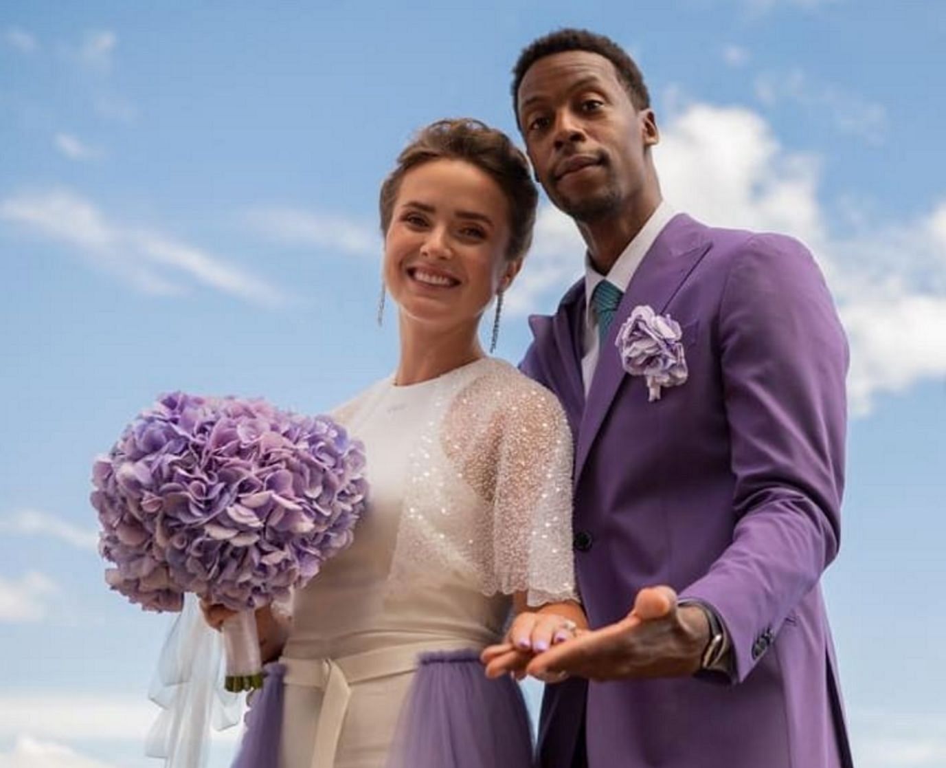 Best day of my life&#039;: Elina Svitolina and Gael Monfils get married