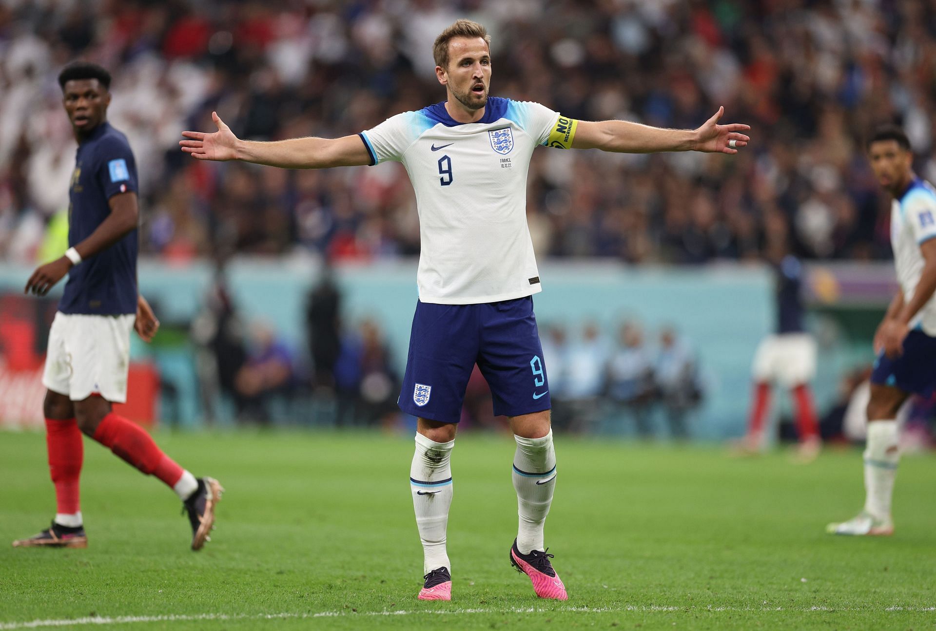 Harry Kane of England vs France: Quarter Final - FIFA World Cup Qatar 2022