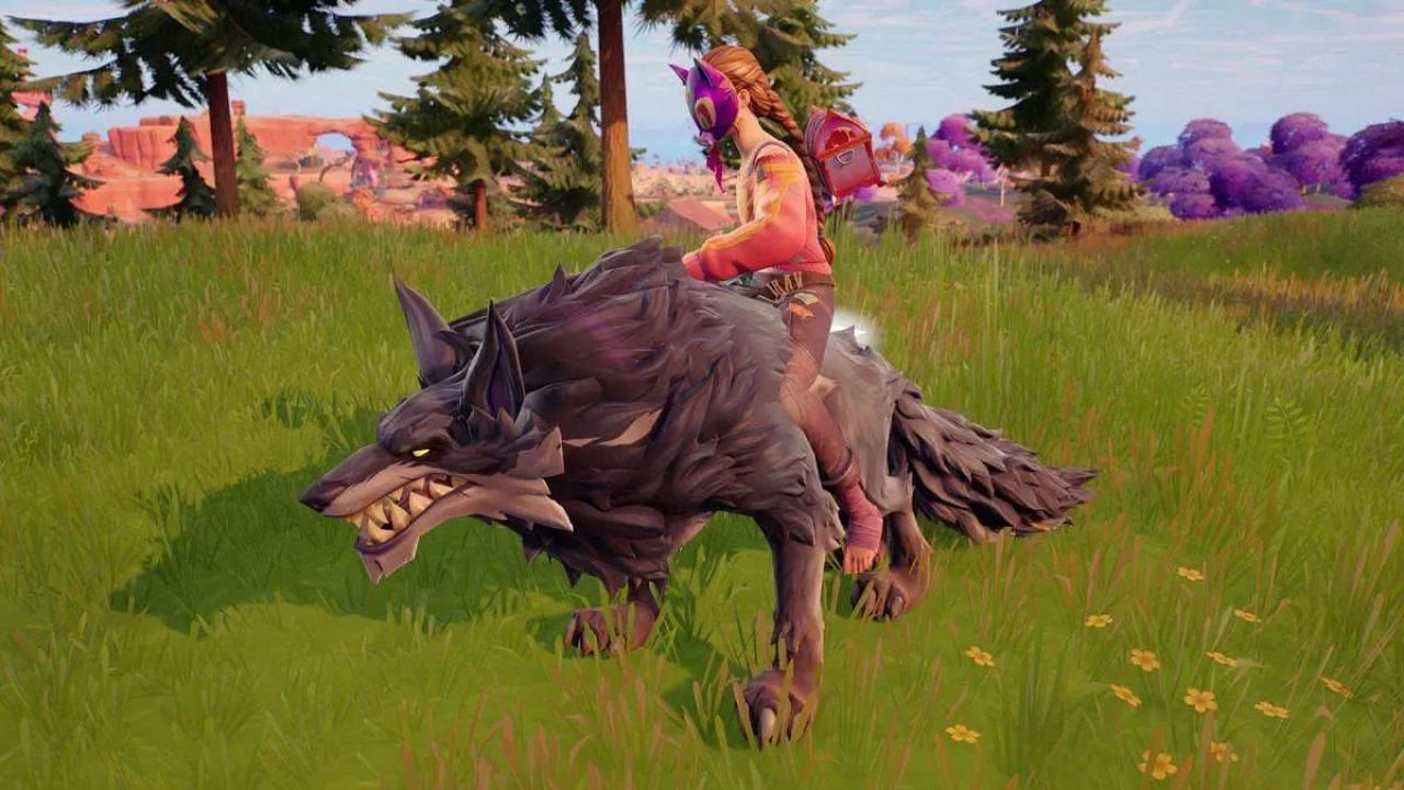 Tame a wolf in Fortnite (Image via Epic Games)