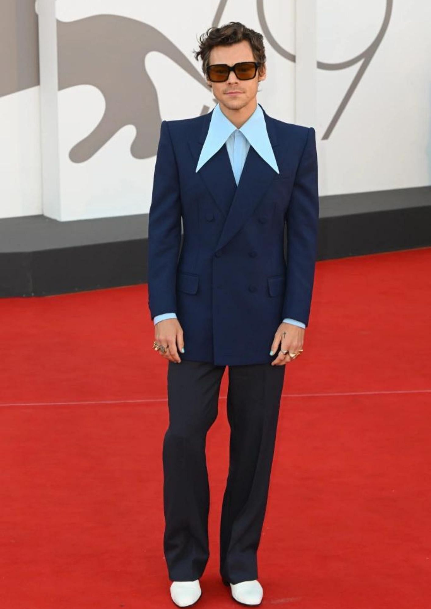 Harry Styles at the Venice International Film Festival (Image via WWD)