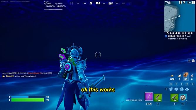 Fortnite Chapter 4 Season 1 glitch allows players to walk under water, here's how