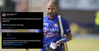 "That one knock from Ishan Kishan destroyed whole career" - Fans react as India drop Shikhar Dhawan from Sri Lanka ODIs