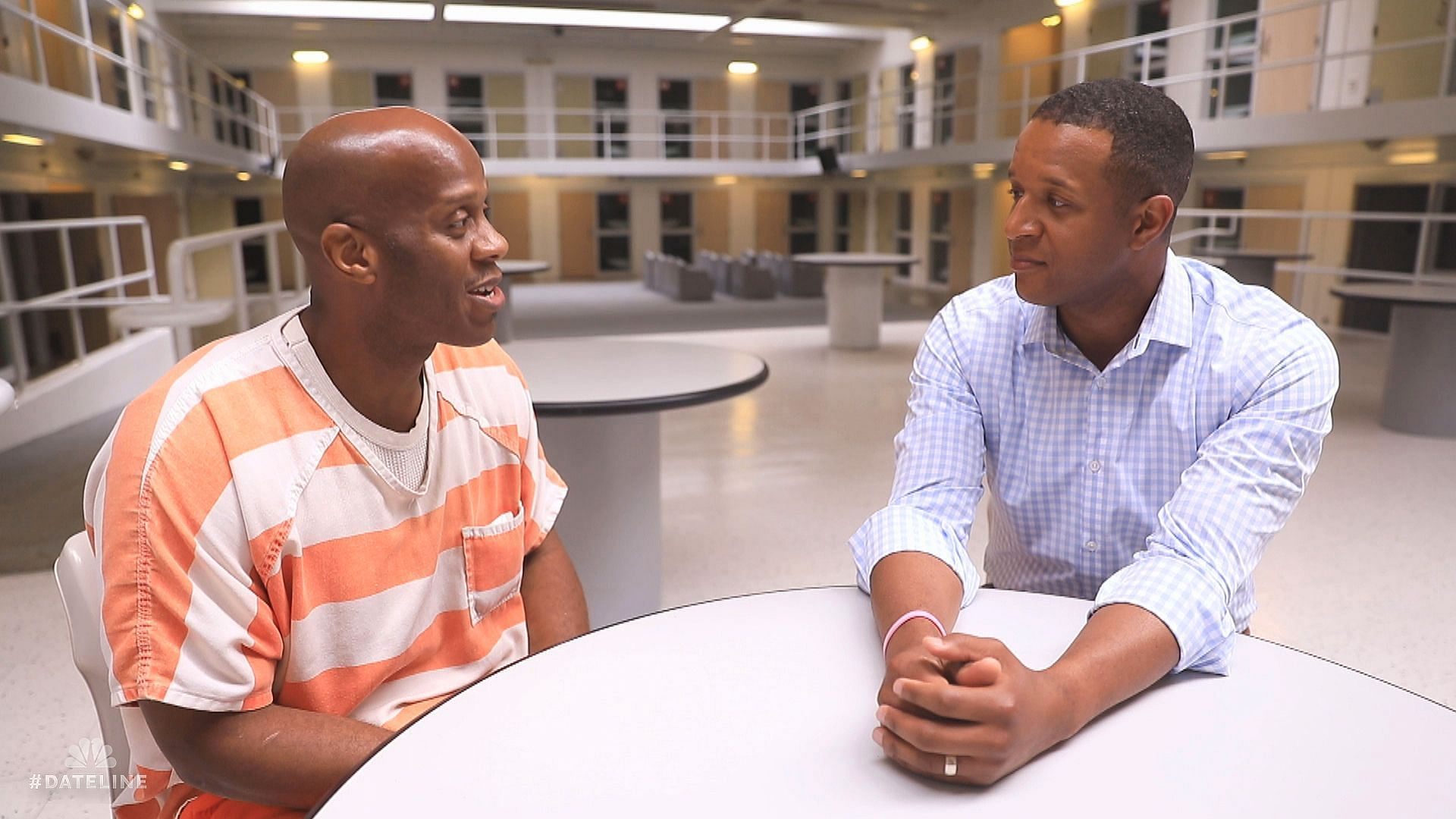 Malcolm Scott inside the prison (Image via NBC)