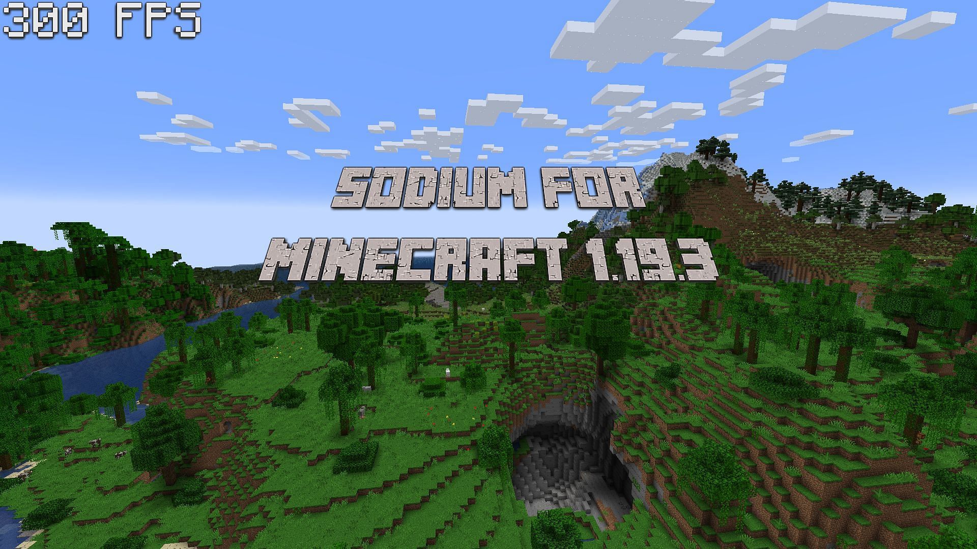 Sodium can significantly increase the FPS count (Image via Mojang)