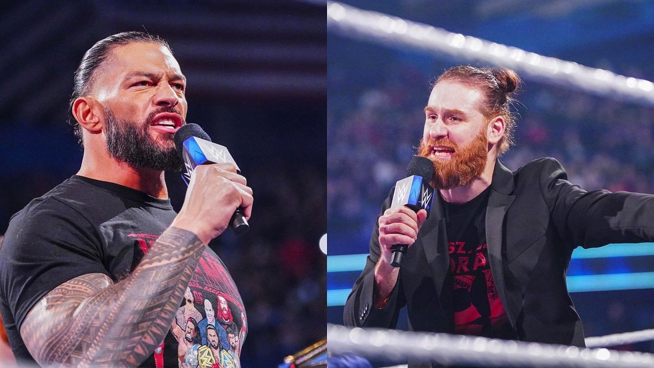 Sami Zayn accompanied Roman Reigns and the rest of The Bloodline to the ring