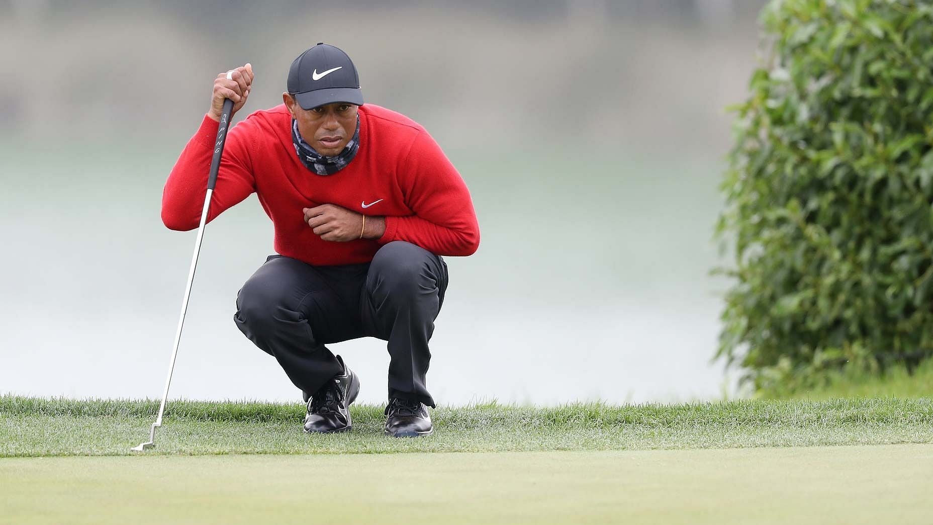 Woods still not fully fit (Image via Getty)