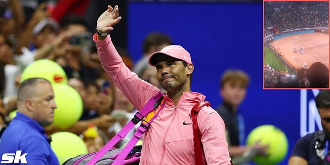 WATCH: Rafael Nadal receives rousing applause from fans in Mexico before his match against Casper Ruud during Latin American exhibition tour