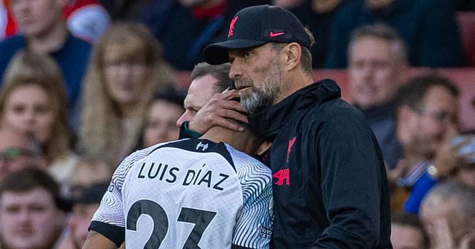 "It's a big loss for us" - Liverpool star on Luis Diaz getting ruled out with knee injury