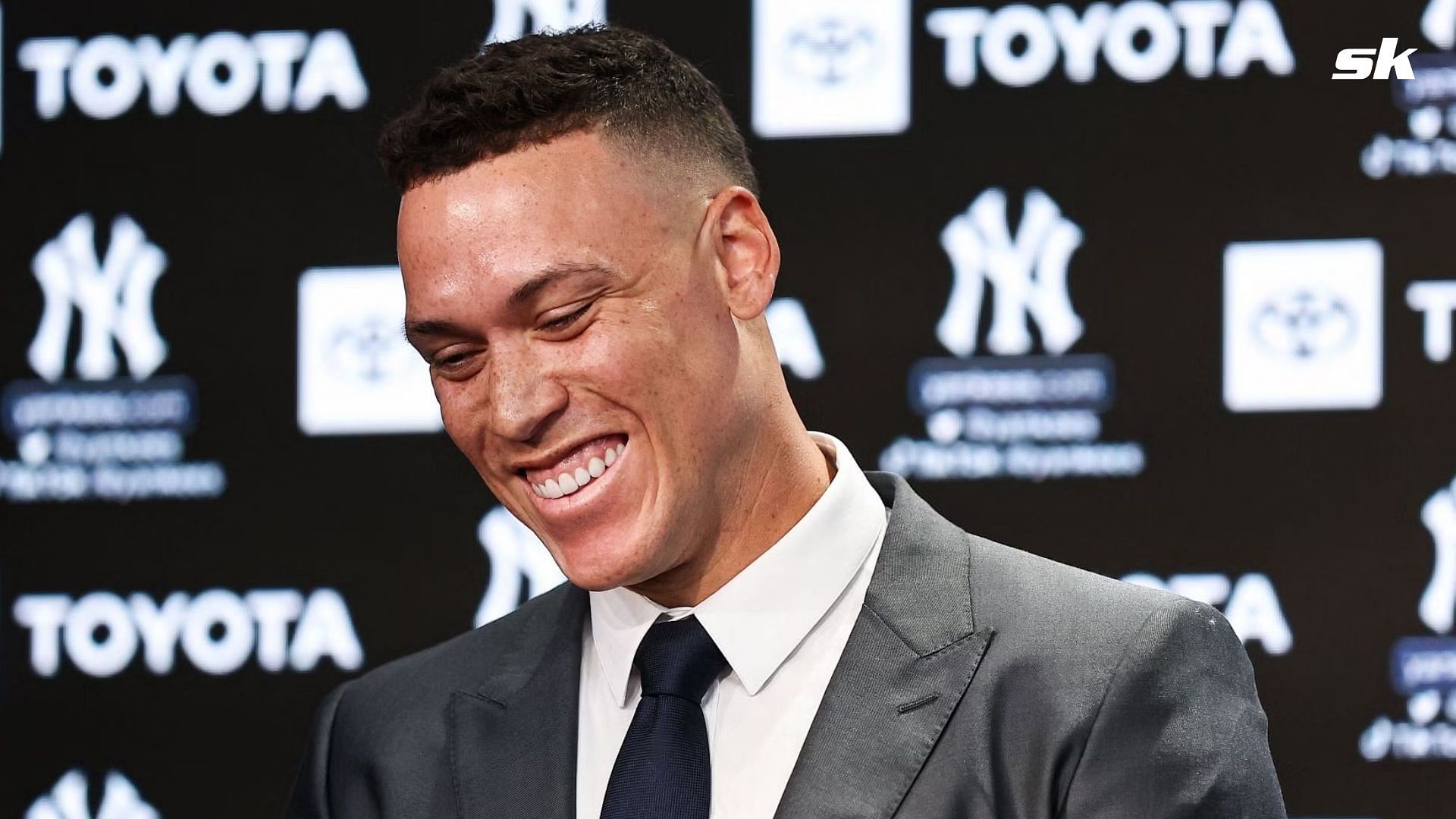 Aaron Judge flaunted a coveted Rolex watch at New York Yankees press conference following his $360M contract