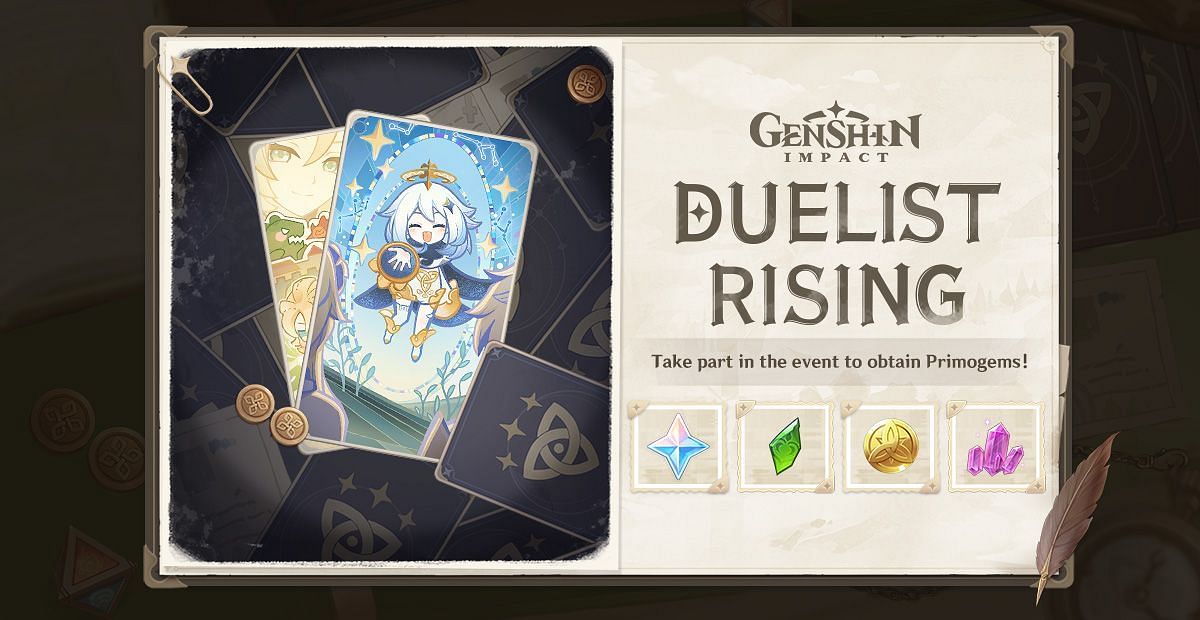 Genshin Impact web event guide for Duelist Rising How to get 40