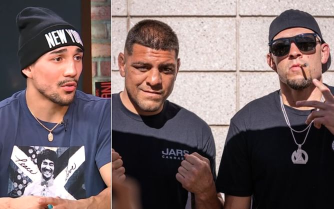 Former boxing champion Teofimo Lopez offers to train the Diaz brothers if they transition to boxing