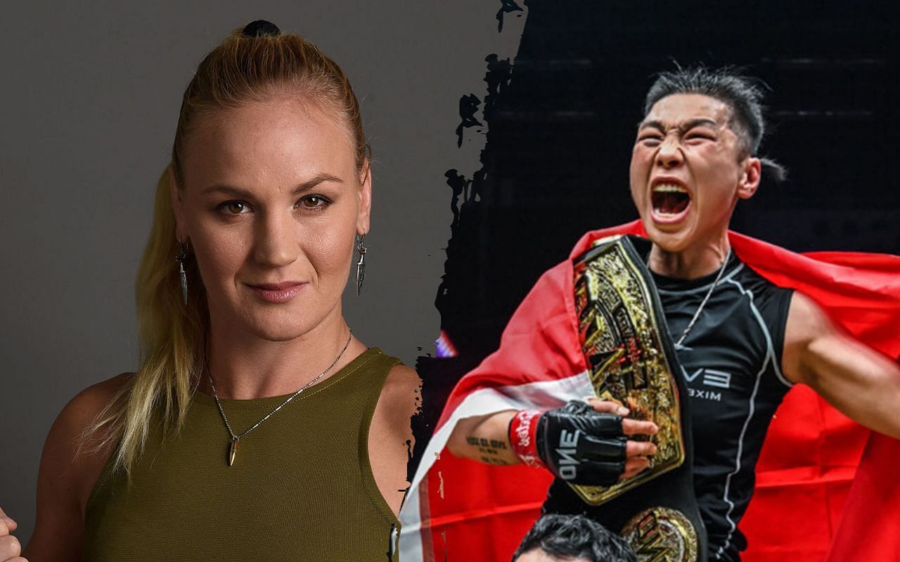 (left) Valentina Schevchenko and (right) Xiong Jing Nan [Credit: ONE Championship/Instagram @bulletvalentina]