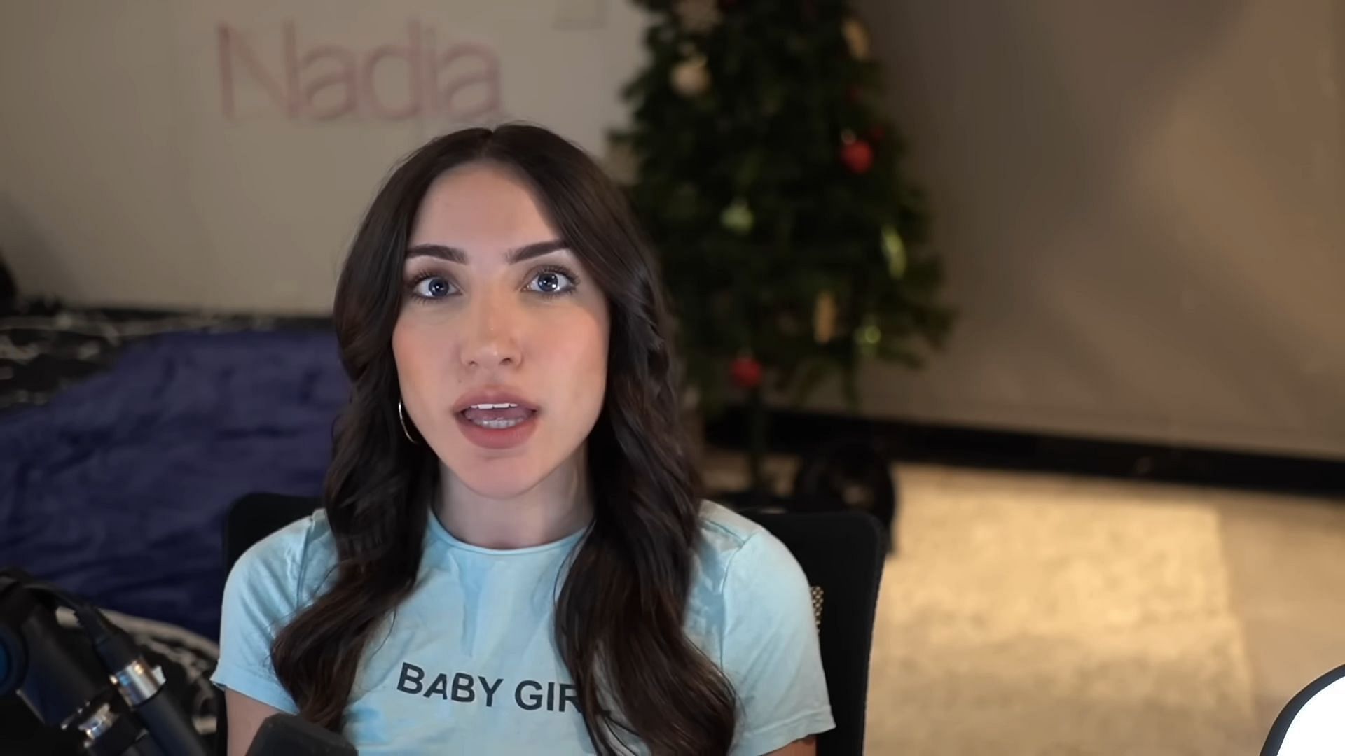 Nadia explains the situation that got her banned (Image via Nadia/YouTube)