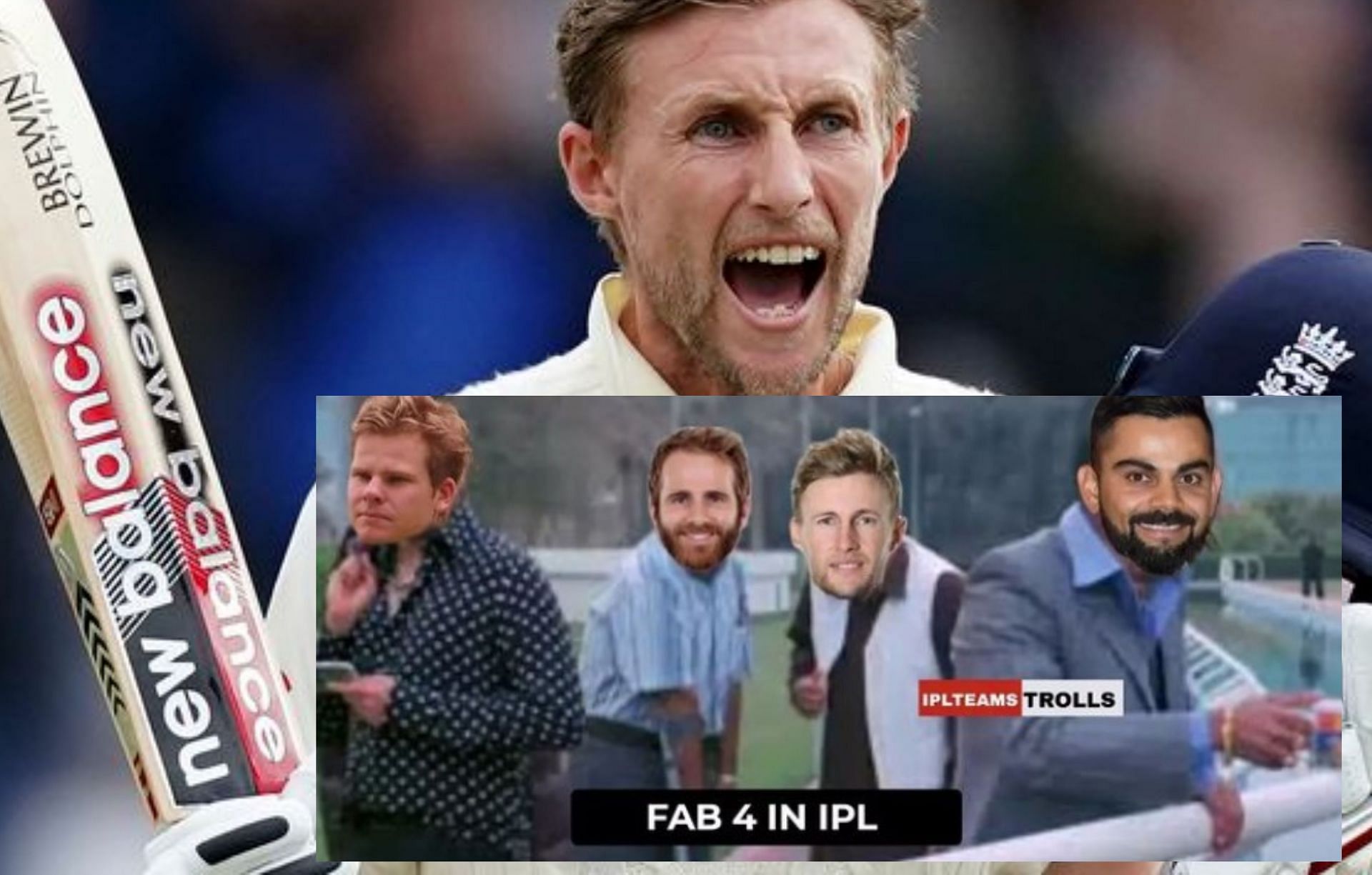 Fans react after RR sign Joe Root on Friday. 