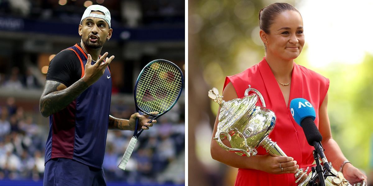 Nick Kyrgios and Ashleigh Barty are the frontrunners to win the year-end award