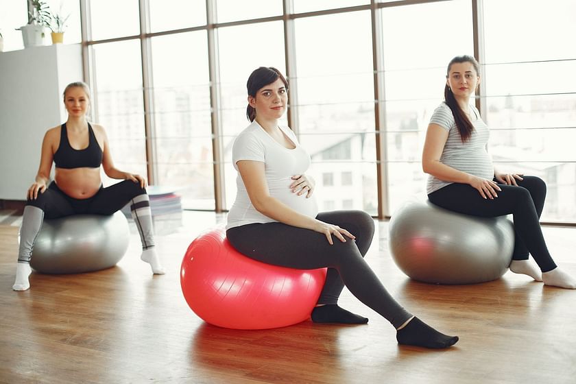 Six Easy Pregnancy Ball Exercises To Do