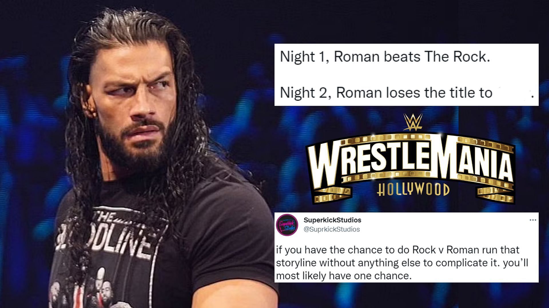 Roman Reigns may wrestle on both nights at WrestleMania 39.