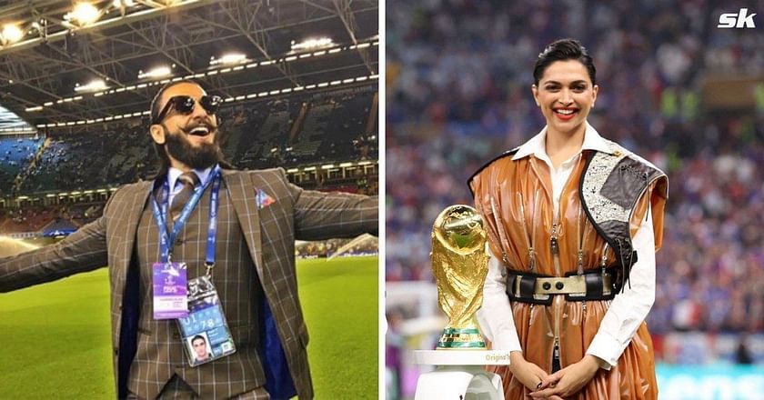 Deepika Padukone Unveils FIFA World Cup Trophy, Ranveer Singh Calls Her The  'Asli Trophy' 